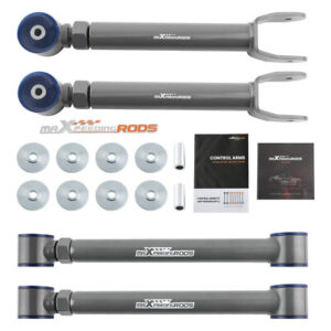 MAXSPEEDINGRODS 4X FRONT UPPER REAR LOWER CONTROL ARMS SET compatible for JEEP GRAND CHEROKEE WJ 1999-2004