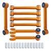 MAXSPEEDINGRODS 2x Front Upper + 2x Rear Upper +4x lower Control Arms compatible for Jeep Wrangler TJ 97-06