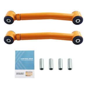 MAXSPEEDINGRODS 2 Pcs Front Lower Adjustable Control Arm Arms compatible for Jeep Wrangler TJ 1997-2006 suspension arms