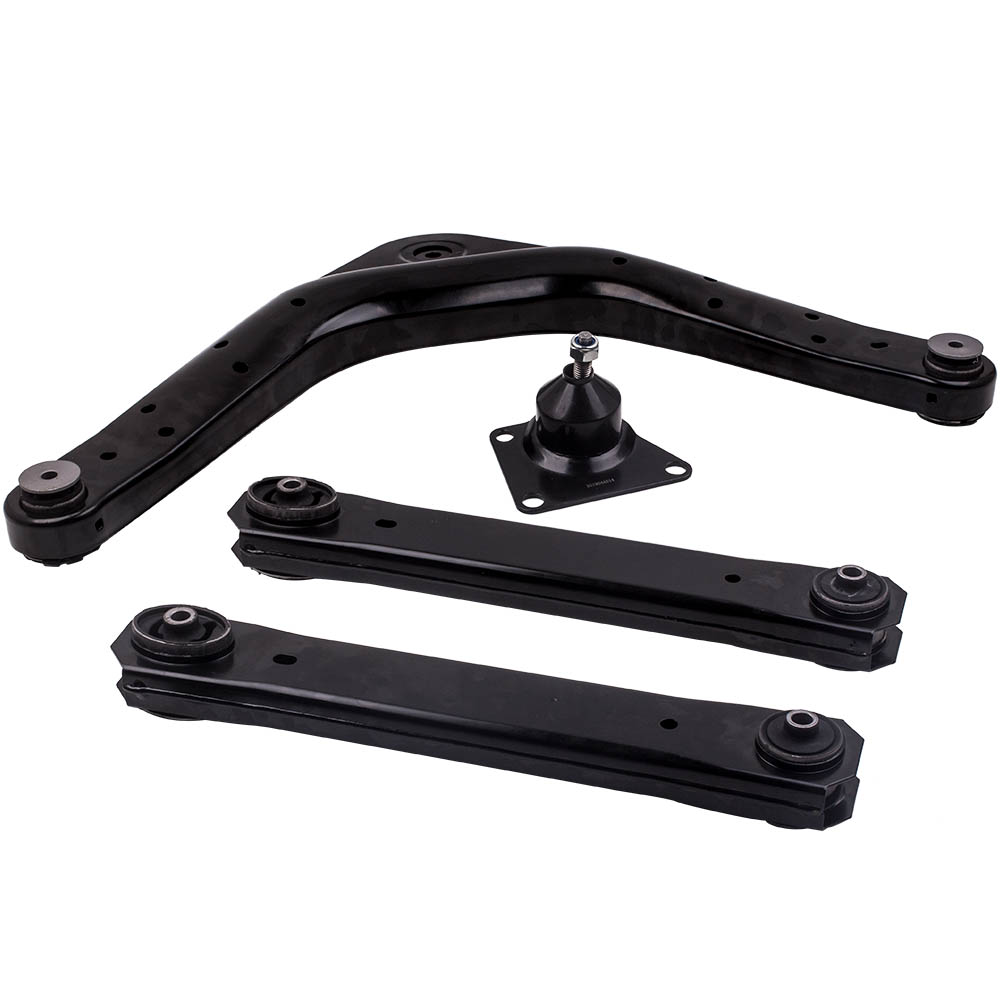 MAXSPEEDINGRODS Rear Upper and Lower Control Arm compatible for Jeep Grand Cherokee WJ 99-04 With Ball Joint suspension arms