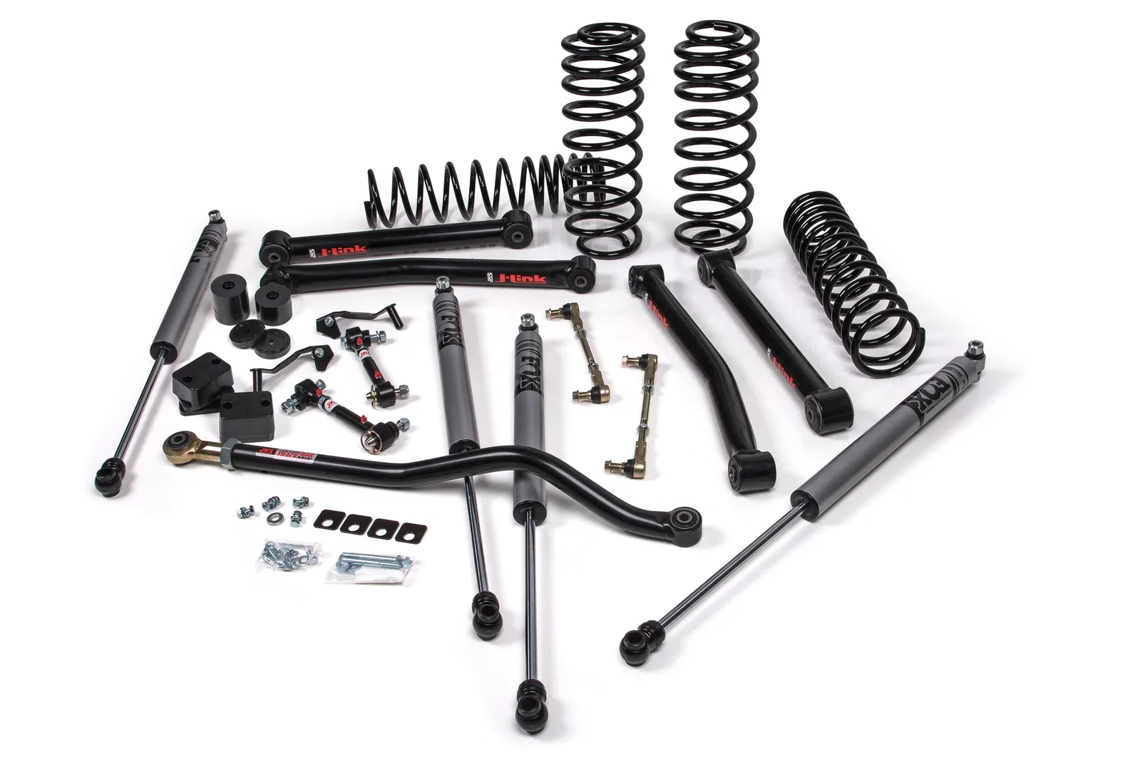Fox 4WD Suspension 20-21 Jeep JT 3-3.5in Front 1.5-2in Rear Lift Kit- FOX 2.5 Performance Elite Series Shocks